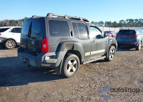 2005 Nissan Xterra Se из США, поврежденный, VIN 5N1AN08W95C631930